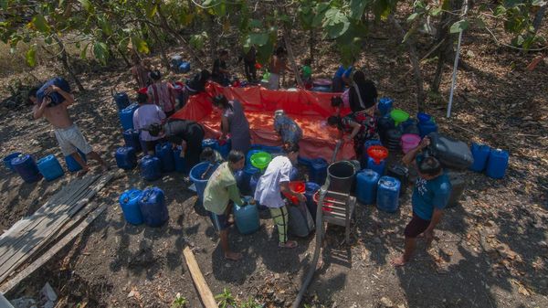 Antusias Warga Boyolali Dapat Air Bersih saat Kemarau