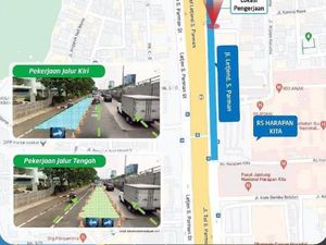 Ada Buka Tutup Lajur di Jl S Parman gegara Perbaikan Jalan, Simak Jadwalnya