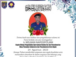 Kabid Dalops Damkar Depok Welman Naipospos Meninggal Dunia