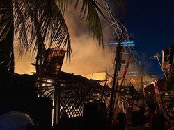 Penampakan Kebakaran 154 Bangunan di Gambir, 2 Orang Lansia Tewas