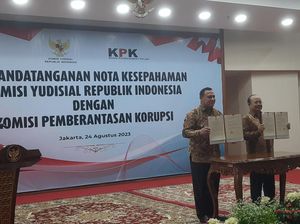 KY-KPK Teken MoU Pemberantasan Korupsi di Lingkungan Hakim