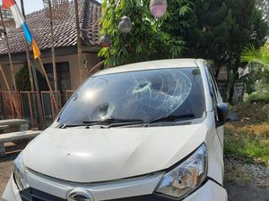 Apes Pencuri Mobil di Purwakarta: Nyungsep ke Sawah-Babak Belur