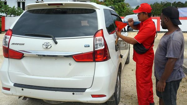 Peresmian Penyaluran BBM Satu Harga di Daerah Pelosok