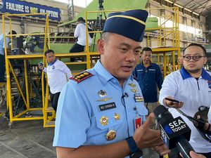 Melihat Prajurit TNI AU Upgrade Jet Tempur F-16 di Lanud Iswahyudi