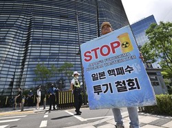 Pembuangan Limbah Nuklir Jepang Picu Demo di Korsel, 16 Orang Ditangkap