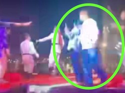 Momen Wawalkot Kotamobagu Jatuh dari Panggung Saat Pesta Rakyat HUT RI