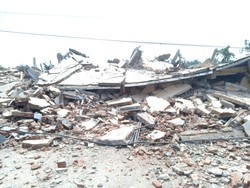 Heboh 7 Ruko di Deli Serdang Mendadak Roboh hingga Rata dengan Tanah