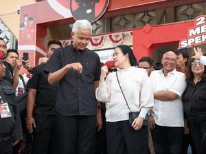 Ganjar Jemput Puan ke Apel Pemenangan PDIP: Kita Solid dan Siap Hattrick