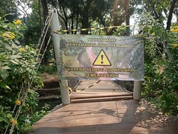 Jembatan Kayu Tebet Eco Park Ditutup untuk Perbaikan, Begini Kondisinya