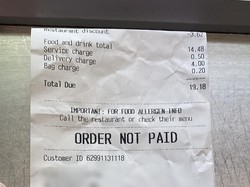 Terulang Lagi, Pelanggan Tinggalkan Tagihan Makanan Rp 368 Ribu