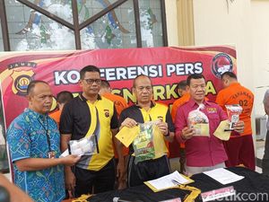 Polda Jambi Tangkap 5 Pengedar dan Sita 1,1 Kg Sabu dalam Sepekan