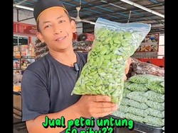 Buset! Cuma Jualan Petai, Pria Ini Bisa Raup Cuan Rp 196 Juta