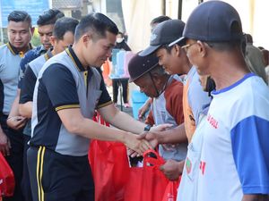 Polisi Nganjuk Blusukan Gelar Baksos hingga Sharing dengan Ulama