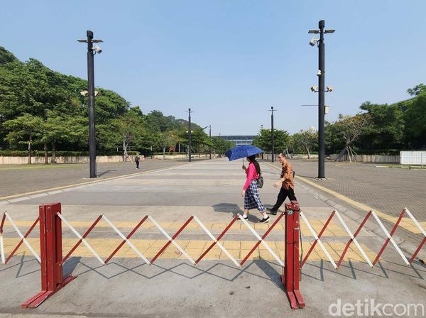 Potret Kawasan GBK yang Bebas Kendaraan Bermotor Mulai Hari Ini