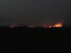 Kebakaran di Gunung Ciremai, Satu Titik Api Belum Bisa Dipadamkan