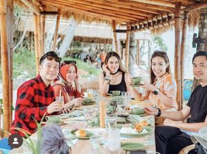 Seru! Momen Denny Cagur Makan Bareng Marshel hingga Luna Maya