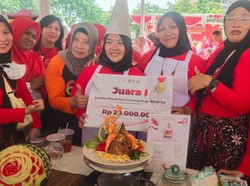 Lomba Nasi Goreng Bikin Heboh Emak-emak Semarang, Ini Dia Juaranya