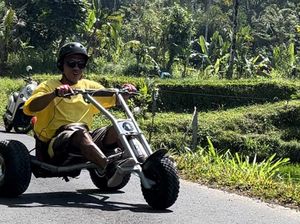 Menyusuri Jalan Ubud dengan Jungle Cart, Mirip Gim Crash Bandicoot Menyusuri Jalan Ubud dengan Jungle Cart, Mirip Gim Crash Bandicoot