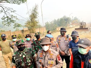 TNI-Polri hingga Pemda Padamkan 90% Kebakaran di TPA Sarimukti
