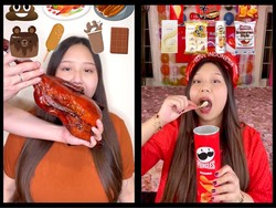 Lagi Hamil, Sisca Kohl Coba Tantangan Makan Sesuai Warna