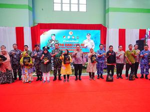 Momen Kapolri dan Panglima TNI Hadiri Bakti Kesehatan-Sosial Altar 89