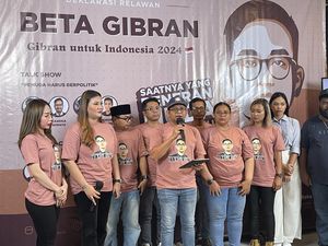 Relawan Beta Gibran Deklarasi Dukung Gibran Maju Cawapres 2024