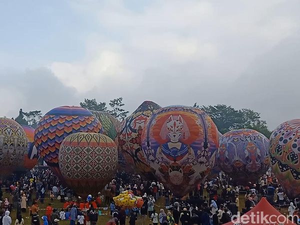 Meriah! Potret Festival Balon Udara Kedua Wonosobo