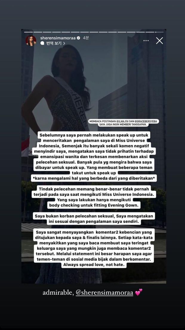 Miss Universe Indonesia denies sexual harassment
