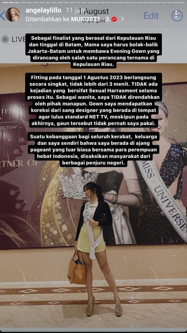 Sejumlah Finalis Bantah Adanya Pelecehan Seksual Di Miss Universe Indonesia 2023 