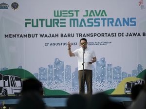 RK Sebut Butuh Rp 100 T Benahi Transportasi Massal di Bandung Raya