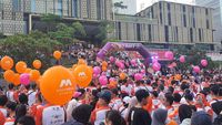 Potret Kemeriahan Bank Mega Syariah Virtual Run & Ride