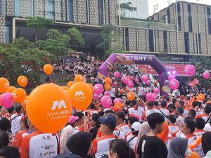 Potret Kemeriahan Bank Mega Syariah Virtual Run & Ride