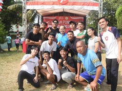 Berbaur dengan Warga, Syarief Hasan Ikut Senam Massal di Bogor