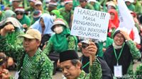 Aksi Guru Inpassing Demo di DPR Minta Diangkat Jadi PPPK