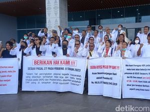 Jerit Puluhan Dokter Spesialis di Papua Demo Tuntut Kenaikan Tunjangan Jerit Puluhan Dokter Spesialis di Papua Demo Tuntut Kenaikan Tunjangan