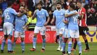5. Manchester City - Premier League - 225.494.102 euro per tahun (Rp 3,711 triliun). Foto: AP/Rui Vieira