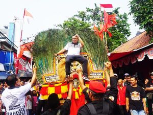 Naik Reog, Brando Susanto Sosialisasikan Ganjar Presiden 2024