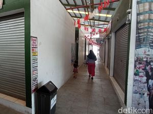Sunyi Sepi Geliat Ekonomi di Pasar Rakyat Cibeureum Tasikmalaya