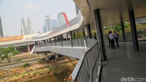 Potret JPM Dukuh Atas yang Terintegrasi LRT-KRL