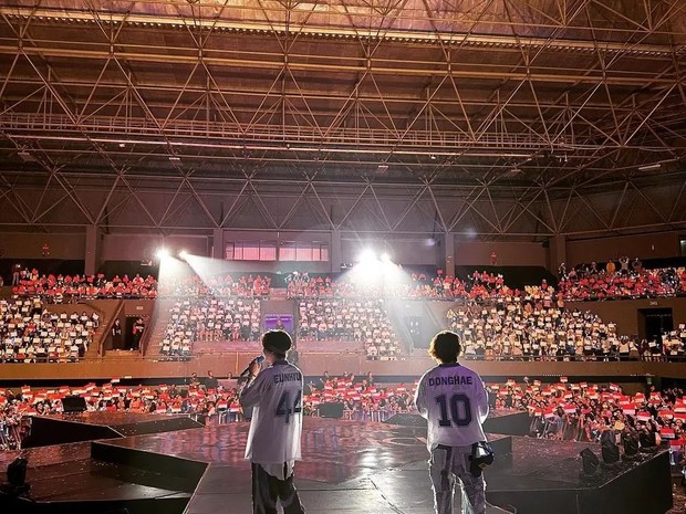 Potret Super Junior D&E dalam fancon 'DElight Party' di Jakarta