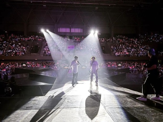 Potret Super Junior D&E dalam fancon 'DElight Party' di Jakarta