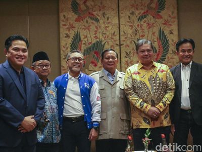 Prabowo hingga Erick Thohir Hadiri HUT ke-25 PAN