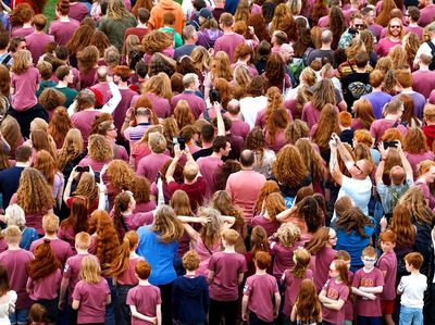 Unik, Ribuan Orang Rambut Merah dari Seluruh Dunia Ngumpul di Belanda
