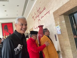 Rombongan Hanura Tiba di DPP PDIP, OSO Disambut Ganjar dan Hasto