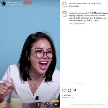 Tangkapan layar Instagram Nikita Mirzani @nikitamirzanimawardi_172