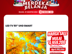 Gas! Beli TV di Transmart Diskon hingga Rp 3,5 Juta, Cuma Berlaku Besok