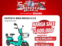 Pengin Punya Sepeda Listrik? Yuk Borong di Transmart Full Day Sale Besok!