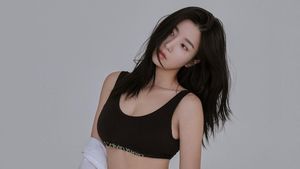 8 Potret Seksi Kwon Eunbi Model Calvin Klein, Susul Jennie BLACKPINK