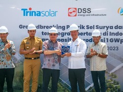 Pabrik Panel Surya di Kendal Mulai Dibangun, Menperin: Peluang buat Industri