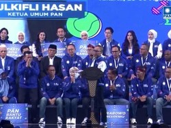 Di HUT PAN, Zulhas Sapa Prabowo, Airlangga, Cak Imin hingga Al Haris